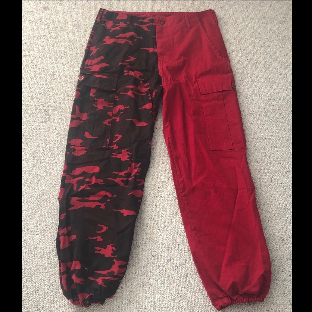 Camouflage Split Joggers